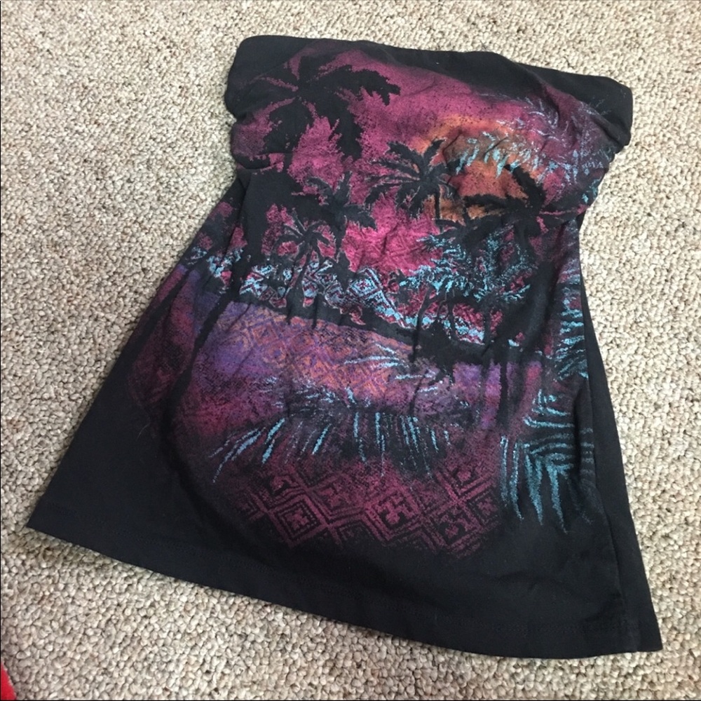 OP strapless shirt